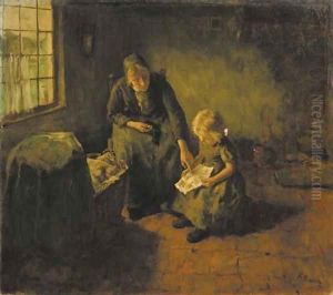 A quiet afternoon by Jacob Simon Hendrik Kever