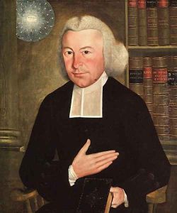 Portrait of Ezra Stiles 1770-71 by Samuel King