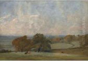 A View Of Dedham From East Bergholt by John Constable