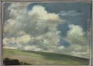Scene On The Downs, Near Brighton by John Constable