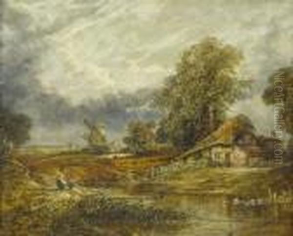 Landscape With A Windmill. - view 1