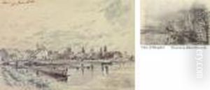 View Of Reading From The River, Oxfordshire by John Constable