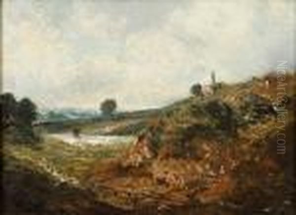 A Hilly Windswept Landscape - view 1