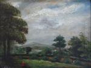 Figure In A Landscape by John Constable