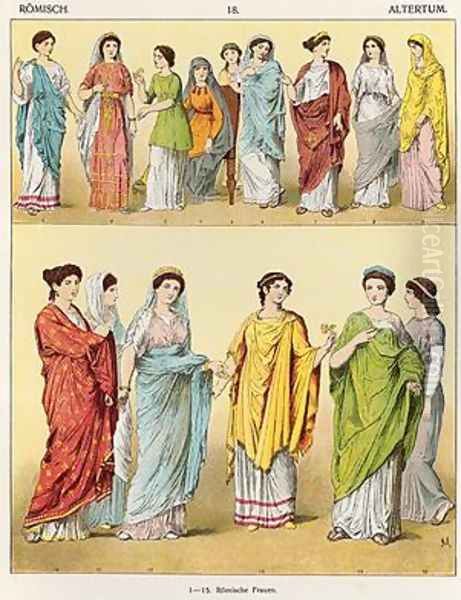 Female Roman Dress - view 1