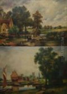 The Haywain; And One Other by John Constable