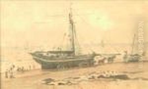 Beaching A Fishing Boat - view 1