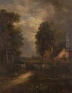 A Rural Cottage by John Constable