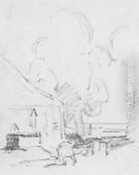 A Churchyard - view 1