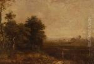 Rurallandscape With Figure by John Constable