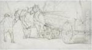 A Horse And Cart by John Constable