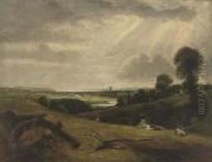 A View Of Dedham Vale by John Constable