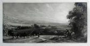 Autumnal Sunset by John Constable