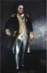 Portrait Of Rear-admiral Thomas Western by John Constable