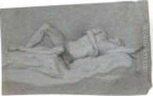 Study Of A Male Nude by John Constable