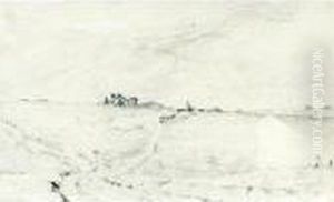 A Distant View Of Stonehenge, Wiltshire