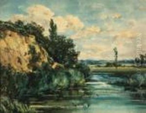 After. A River Landscape by John Constable