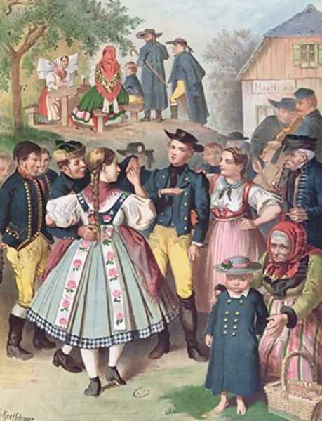 Village Fete in Bohemia - view 1