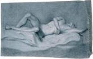 Study Of A Male Nude by John Constable