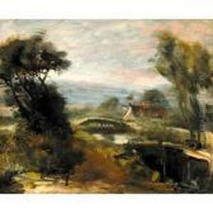 A View Near Flatford Mill by John Constable