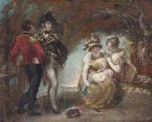 A Group Of Figures In A Wood, 
Traditionally Identified As Generalfisher, Captain Wordsworth, Mary 
Fisher, Maria Constable And Ababy