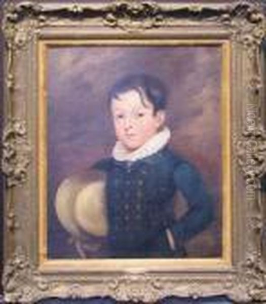 Portrait Of A Boy With Hat - view 1