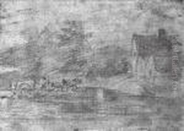 Willy Lots' Cottage, Near Flatford Mill - view 1