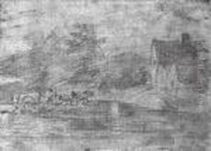 Willy Lots' Cottage, Near Flatford Mill by John Constable