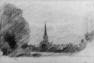 Solihull Church From The Grounds In Front Of Malvern Hall Solihull Church From The Grounds In Front Of Malvern Hall