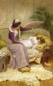 Mother's Comfort by Georges Sheridan Knowles