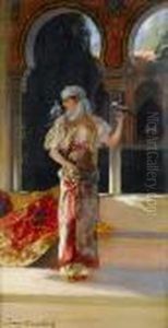 In The Harem by Benjamin Jean Joseph Constant