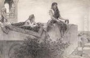 "abend In Marokko" by Benjamin Jean Joseph Constant