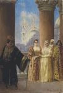 Princesses Venitiennes Et Leur Garde Maure by Benjamin Jean Joseph Constant
