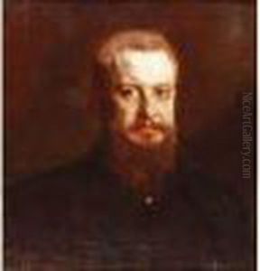 Portrait Du Peintre Franc Lamy by Benjamin Jean Joseph Constant