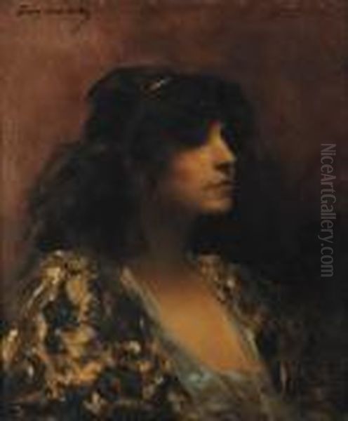 Portrait De Jeune Femme En Orientale - view 1