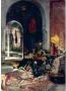 Le Marchand De Tapis by Benjamin Jean Joseph Constant