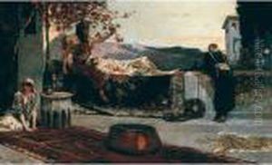 On The Terrace by Benjamin Jean Joseph Constant