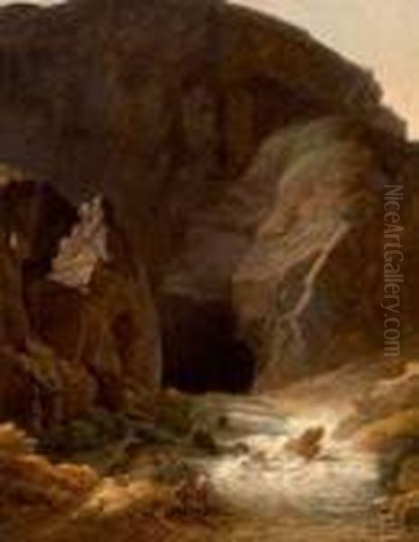Pecheurs Aux Abords D'une Grotte A Fontaine - De - Vaucluse - view 1