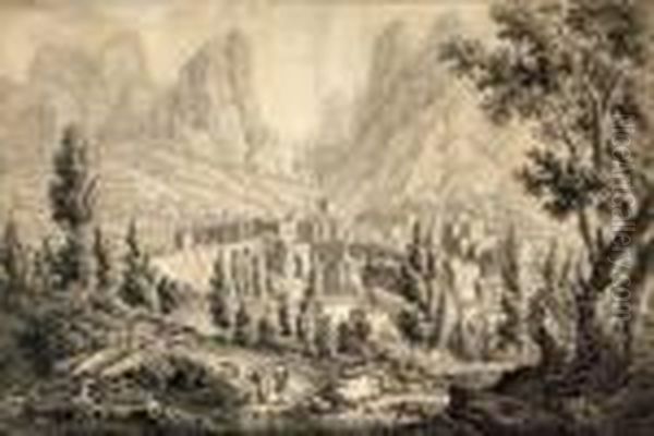 Vue De Moustier Sainte Marie - view 1
