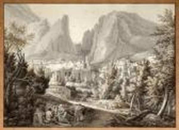 Vue De Moustier Sainte Marie - view 1
