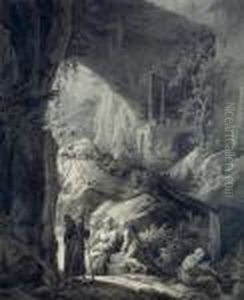 Ermitages De Moines by Jean Antoine Constantin D'Aix