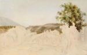 Etude De Paysage. by Jean Antoine Constantin D'Aix