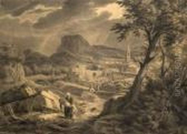 Episode Historique De 1806. (vue De La Ville De Digne). - view 1
