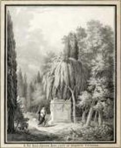 Il Fut Bon Epoux, Bon Pere Et Toujours Vertueux
Lavis Gris by Jean Antoine Constantin D'Aix
