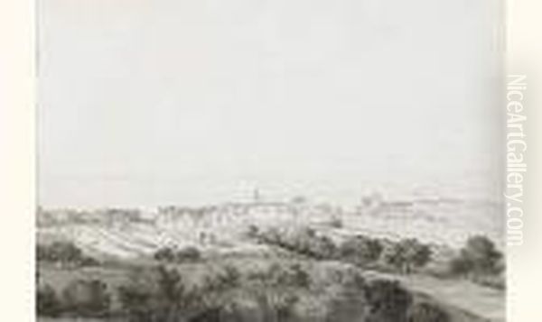 Attribue A Jean-antoine Constantin D'aix - Vue De Martigues - view 1