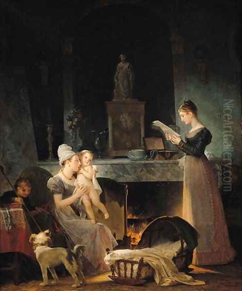 Reading the Letter - view 1
