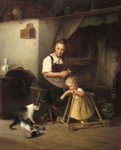 First Steps (Die Ersten Schritte) by Adolph Kindermann