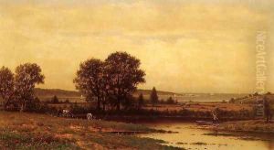 Grazing by the Water by Charles Wilson Knapp