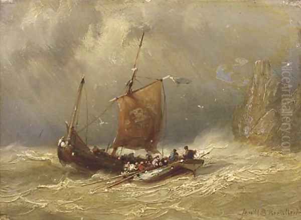 Setting out on choppy waters - view 1