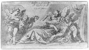 The Funeral Monument of Saint Ulrich by Kager, Johann Matthias